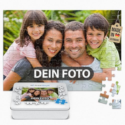 Foto-Puzzle 24-1000 Teile in inkl. hochwertiger Metalldose - mit eigenem Foto Bedrucken - Puzzle selber gestalten - 96 Teile in Metalldose Foto-Puzzle 24-1000 Teile in inkl. hochwertiger Metalldose - mit eigenem Foto Bedrucken - Puzzle selber gestalten - 96 Teile in Metalldose von PR Print Royal
