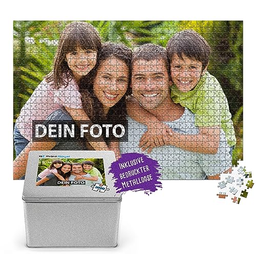 Foto-Puzzle mit eigenem Foto Bedrucken - Puzzle selber gestalten - 2000 Teile inkl. hochwertiger Metalldose, Querformat, 96,5 cm x 68,5 cm I Personalisiert von PR Print Royal