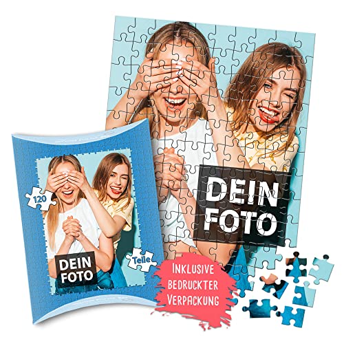 PR Print Royal Hochformat Foto-Puzzle 24-1000 Teile in inkl. hochwertiger Verpackung - mit eigenem Foto Bedrucken - Puzzle selber gestalten - 120 Teile in Kartonverpackung von PR Print Royal