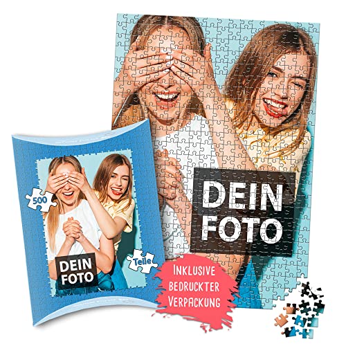 PR Print Royal Hochformat Foto-Puzzle 24-1000 Teile in inkl. hochwertiger Verpackung - mit eigenem Foto Bedrucken - Puzzle selber gestalten - 500 Teile in Kartonverpackung von PR Print Royal