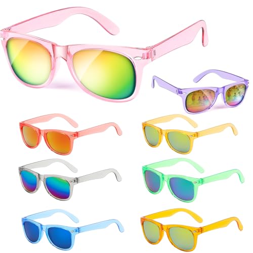 PRBUEHI 8er Pack Kinder Sonnenbrille set Neon Party mit UV400 Schutz Bunt Party Sonnenbrille Set für 2-12 Jahre für Kinderparty-Zubehör,Geburtstage,Strand- Und Poolpartys PRBUEHI 8er Pack Kinder Sonnenbrille set Neon Party mit UV400 Schutz Bunt Party Sonnenbrille Set für 2-12 Jahre für Kinderparty-Zubehör,Geburtstage,Strand- Und Poolpartys von PRBUEHI