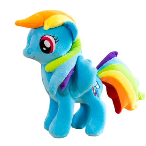 PRDB My Little Pony Twilight Sparkle Rainbow Dash Plüschpuppe Anime Spielzeug Kinder Mädchen 20Cm von PRDB