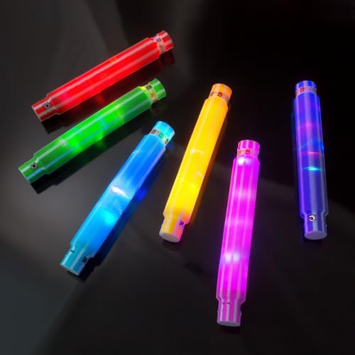 PRECORN Pop Tubes LED Fidget Toys Set – Sensorik Spielzeug für Kleinkinder in 6 Farben, buntes Party-Deko mit Knicklichter-Armbändern für Kindergeburtstag & mehr! PRECORN Pop Tubes LED Fidget Toys Set – Sensorik Spielzeug für Kleinkinder in 6 Farben, buntes Party-Deko mit Knicklichter-Armbändern für Kindergeburtstag & mehr! von PRECORN