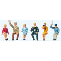 PREISER 10025 H0 Sitzende Zuschauer von PREISER