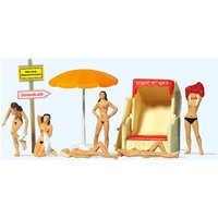 PREISER 10107 H0 Am FKK-Strand. Strandkorb und Sonnenschirm PREISER 10107 H0 Am FKK-Strand. Strandkorb und Sonnenschirm von PREISER