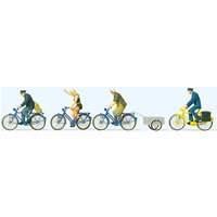 PREISER 10507 H0 Radfahrer, Fahrradanhänger PREISER 10507 H0 Radfahrer, Fahrradanhänger von PREISER