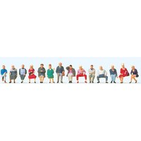 PREISER 10524 H0 Sitzende Reisende. 14 Figuren PREISER 10524 H0 Sitzende Reisende. 14 Figuren von PREISER