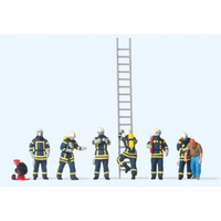 PREISER 10765 H0 Feuerwehrleute in moderner Einsatzkleidung PREISER 10765 H0 Feuerwehrleute in moderner Einsatzkleidung von PREISER