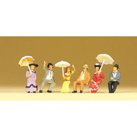 PREISER 12136 H0 Sitzende Figuren (zu Kutsche) von PREISER