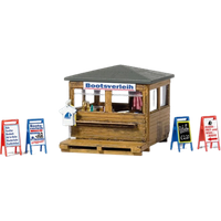 PREISER 17314 H0 Kiosk mit Bootsverleih - Bausatz von PREISER