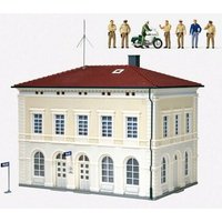PREISER 19000 H0 Polizei-Inspektion - Set mit Figuren, Gebäude und Zubehör von PREISER