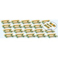 PREISER 24707 H0 20 Biertischgarnituren, Bausatz von PREISER