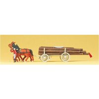PREISER 30465 H0 Langholzwagen Fertigmodell von PREISER