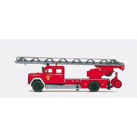 PREISER 31265 1:87 Feuerwehr Drehleiter DL30 Magirus Deutz F 150 D 10 Staffelfahrerhaus von PREISER