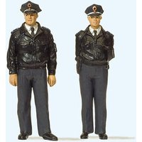 PREISER 63101 SPUR 1 Polizisten stehend. Blaue Uni von PREISER