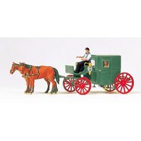 PREISER 75152 TT Droschke, geschlossen - Fertigmodell von PREISER