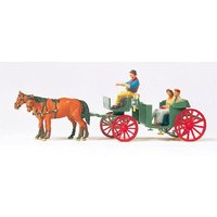 PREISER 75153 TT Droschke, offen - Fertigmodell PREISER 75153 TT Droschke, offen - Fertigmodell von PREISER