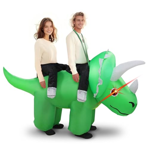 Halloween-Kostüme für Paare für Erwachsene 2025: Aufblasbare Kostüme, 2 Personen, lustige Dinosaurier-Kostüme für Männer, Frauen, Cosplay Halloween-Kostüme für Paare für Erwachsene 2025: Aufblasbare Kostüme, 2 Personen, lustige Dinosaurier-Kostüme für Männer, Frauen, Cosplay von PREPHY