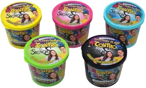 Mystery Slime Kit Die Rache des Herrn S – 5 Dosen mit 2 Schleim pro Dose mit einem immer magischen – für Kinder Spielzeug Geschenk Mystery Slime Kit Die Rache des Herrn S – 5 Dosen mit 2 Schleim pro Dose mit einem immer magischen – für Kinder Spielzeug Geschenk von PRESTIGE & DELUXE