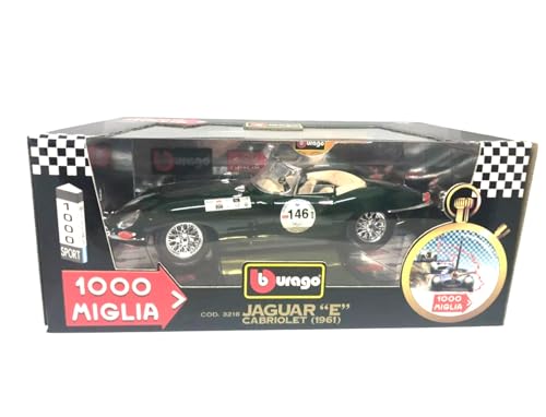 PRESTIGE & DELUXE Modellauto 1000 Meilen - Jaguar E Cabriolet 1961 grün - Sonderedition zum Sammeln PRESTIGE & DELUXE Modellauto 1000 Meilen - Jaguar E Cabriolet 1961 grün - Sonderedition zum Sammeln von PRESTIGE & DELUXE