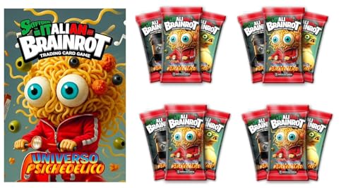PRESTIGE & DELUXE Skifidol Album Skifidol Italian Brainrot Mix Psychedelic - Trading Card Game - Sammelkartenspiel + 12 Kartenhüllen + Schlüsselanhänger Pfeife PRESTIGE & DELUXE Skifidol Album Skifidol Italian Brainrot Mix Psychedelic - Trading Card Game - Sammelkartenspiel + 12 Kartenhüllen + Schlüsselanhänger Pfeife von PRESTIGE & DELUXE