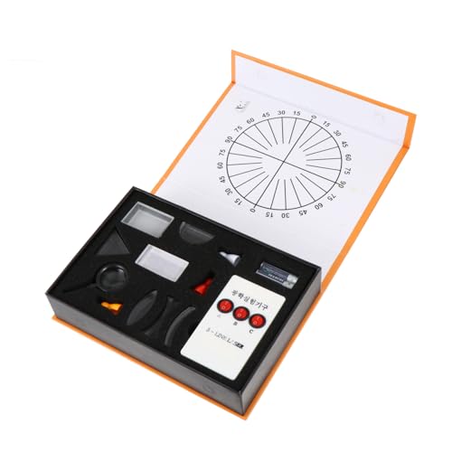 PRETYZOOM 1 Optischer Experimentierkasten Licht Physikalische Optik Demonstrator Konkave Linse Experimentelle Linse Konvexer Spiegel Optisches Prisma Fotografie Prisma Konvexe Linse von PRETYZOOM