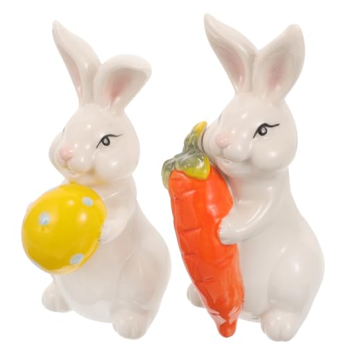 PRETYZOOM Elegante Outdoor Bunny Dekoration Keramik Hasen Decor Mini Figuren Für Garten PRETYZOOM Elegante Outdoor Bunny Dekoration Keramik Hasen Decor Mini Figuren Für Garten von PRETYZOOM