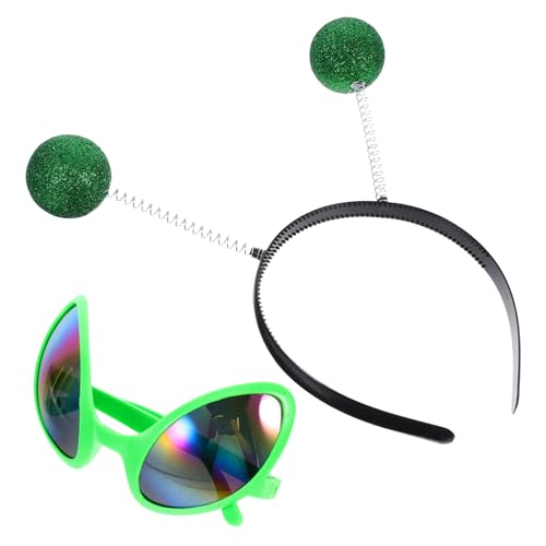PRETYZOOM 1 Satz Außerirdische Brille Stirnband Halloween-kopfschmuck Lustiges Stirnband Party-kopfschmuck Karnevalsstirnband Damen Mädchen Haarzubehör Cartoonstirnband Fotokabine Abs Grün PRETYZOOM 1 Satz Außerirdische Brille Stirnband Halloween-kopfschmuck Lustiges Stirnband Party-kopfschmuck Karnevalsstirnband Damen Mädchen Haarzubehör Cartoonstirnband Fotokabine Abs Grün von PRETYZOOM