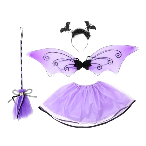 PRETYZOOM 1 Satz Fledermausflügel Stirnband Fledermauskostüm Für Zu Halloween Zauberstab Haarband Mädchen Schöner Rock Performance-requisiten Partyrock Gittergewebe Violett PRETYZOOM 1 Satz Fledermausflügel Stirnband Fledermauskostüm Für Zu Halloween Zauberstab Haarband Mädchen Schöner Rock Performance-requisiten Partyrock Gittergewebe Violett von PRETYZOOM