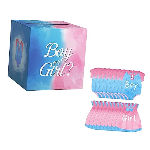 PRETYZOOM Gender Reveal Party Dekorationen Abstimmung Box Karten Baby Dusche Gender Reveal Party Zubehör PRETYZOOM Gender Reveal Party Dekorationen Abstimmung Box Karten Baby Dusche Gender Reveal Party Zubehör von PRETYZOOM