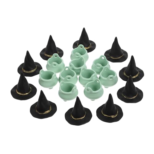 PRETYZOOM 1 Satz Halloween-hexenhut Hexen-accessoire Für Halloween Halloween-mini-hexenhüte Mini- - Miniaturen-zauberer-zubehör Halloween-miniaturen Zum Basteln Plastik von PRETYZOOM