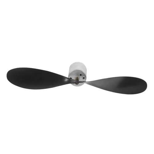 PRETYZOOM 1 Satz Mini-Generator Turbine Motor klein tragbar rotierend Bausätze Mini-Windgenerator Windkraftanlagen Eisen Black von PRETYZOOM