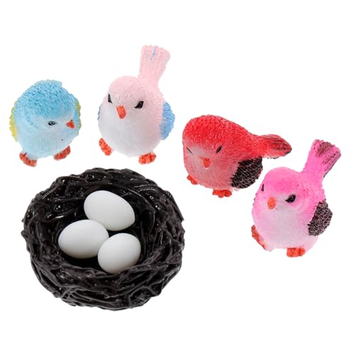 PRETYZOOM 1 Set Vogel Statue Harz Vogel Nest Eier Vogel Miniatur Figuren Für Decor PRETYZOOM 1 Set Vogel Statue Harz Vogel Nest Eier Vogel Miniatur Figuren Für Decor von PRETYZOOM