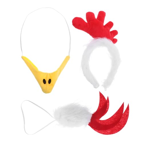 PRETYZOOM Plüsch-hahn-stirnband-set Von Animal Dress up Stirnband Für Frauen Haarband-anzug Für Halloween PRETYZOOM Plüsch-hahn-stirnband-set Von Animal Dress up Stirnband Für Frauen Haarband-anzug Für Halloween von PRETYZOOM