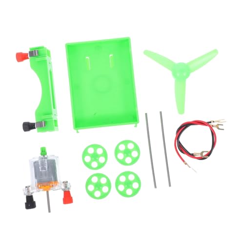 PRETYZOOM 1 Satz Windmotorauto High-School-experimentmodell Physik-lernexperiment Wissenschaftliche Experimente Windbetriebenes Automodell Bastelpuzzle Zum Zusammenbauen Abs Green von PRETYZOOM