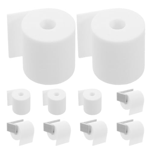 PRETYZOOM 1 Set Puppenhaus Toilettenpapier Miniatur Papierhandtücher Mini Toilettenpapier Kleine Simulation Rollenpapier Modell Badezimmer von PRETYZOOM