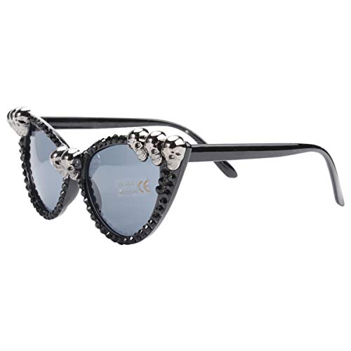 PRETYZOOM 1 Stück Halloween-Brille Mit -Kopf Party-Brille Neuartige Sonnenbrille Halloween (Silber) von PRETYZOOM
