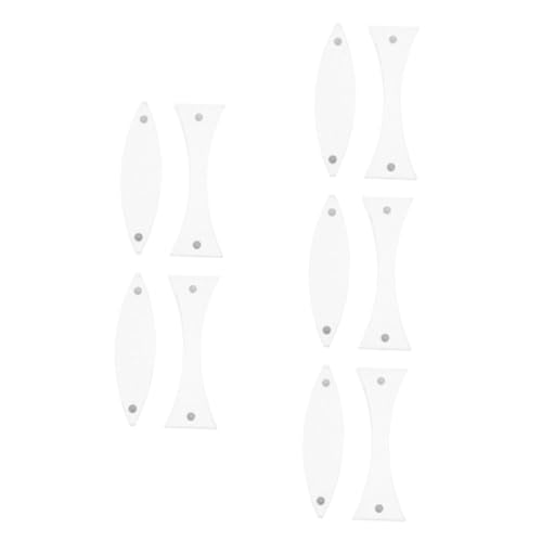 PRETYZOOM 10 Stck. Magnetisches Optisches Experimentierset mit Doppelkonvexer Linse und Konkaver Linse Magnetische Befestigung Schnelle Installation Präzise Lichtbrechung für von PRETYZOOM