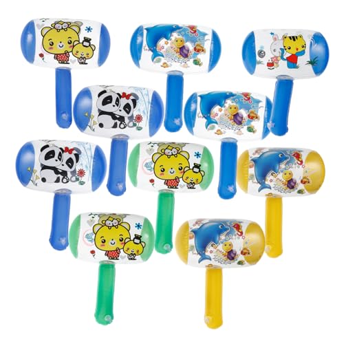 PRETYZOOM 10 Stück Teiliges Aufblasbare Hämmer mit Integriertem Pfeifton und Glockenspiel Leichtes Buntes Kinderspielzeug für Jungen und Mädchen als Party und Outdoor PRETYZOOM 10 Stück Teiliges Aufblasbare Hämmer mit Integriertem Pfeifton und Glockenspiel Leichtes Buntes Kinderspielzeug für Jungen und Mädchen als Party und Outdoor von PRETYZOOM