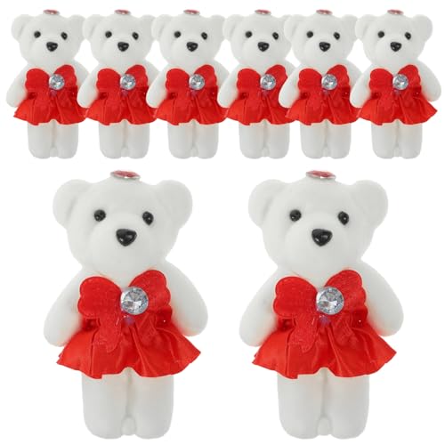 PRETYZOOM 10St Bärenverzierung Plüsch Puppe tragen Hase Dekoration Schlafzimmer Bedroom Decoration liebstöckel spielzeuge entzückendes Bärenspielzeug ausgestopftes Bärenspielzeug Schaum rot PRETYZOOM 10St Bärenverzierung Plüsch Puppe tragen Hase Dekoration Schlafzimmer Bedroom Decoration liebstöckel spielzeuge entzückendes Bärenspielzeug ausgestopftes Bärenspielzeug Schaum rot von PRETYZOOM