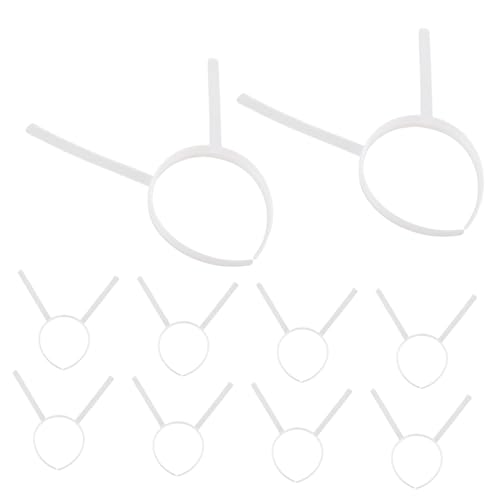 PRETYZOOM Modernes Design Kunststoff Stirnband Rahmen Mit Ohren - Unbemalte Basis Für Cosplay & PRETYZOOM Modernes Design Kunststoff Stirnband Rahmen Mit Ohren - Unbemalte Basis Für Cosplay & von PRETYZOOM