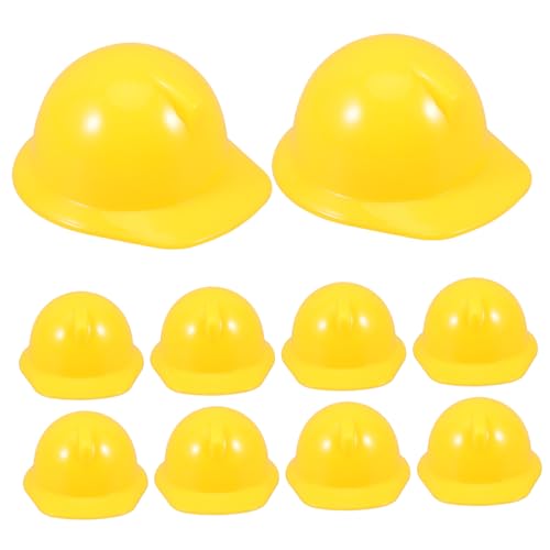 PRETYZOOM 10stücke Mini Bauhelm Kunststoff Mini Sicherheitshelme Für Puppen Partys Und Dekoration Für Kindergeburtstage Und Kreative Bastelprojekte von PRETYZOOM