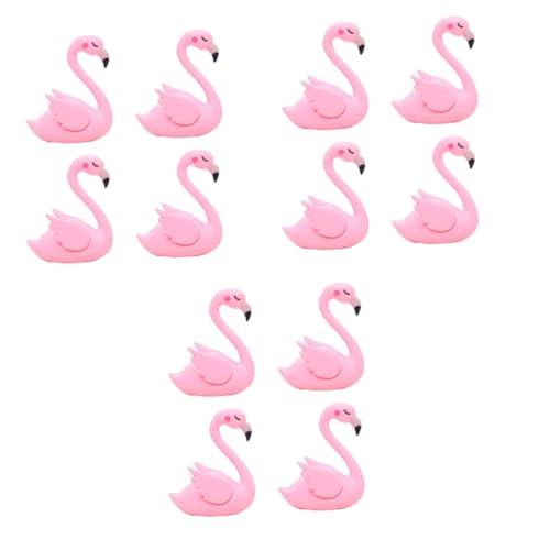 12 Stk Tortendeko Einschulung Kuchendekorationen Flamingo-ornament Auto-flamingo-dekor Kuchen Flamingo Dekor Auto-ornament Karikatur Ornamente von PRETYZOOM