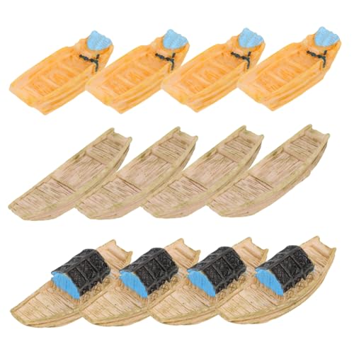 PRETYZOOM 12 Stück Fischerboot Figurinen Resin Boot Modelle für Garten Dekoration Mikrolandschaft Aquarien Zubehör Handbemalt Bruchfest PRETYZOOM 12 Stück Fischerboot Figurinen Resin Boot Modelle für Garten Dekoration Mikrolandschaft Aquarien Zubehör Handbemalt Bruchfest von PRETYZOOM
