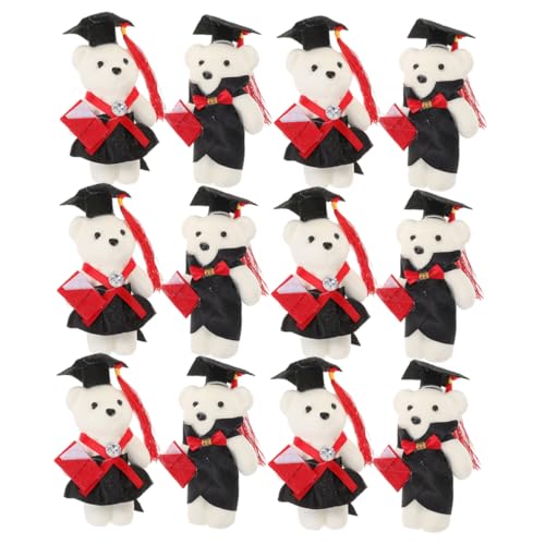 PRETYZOOM Valentinstag Mini Plüschbär Graduierung Bär Stofftier 12er Set Graduierung Party Favor Geburtstagsgeschenk PRETYZOOM Valentinstag Mini Plüschbär Graduierung Bär Stofftier 12er Set Graduierung Party Favor Geburtstagsgeschenk von PRETYZOOM