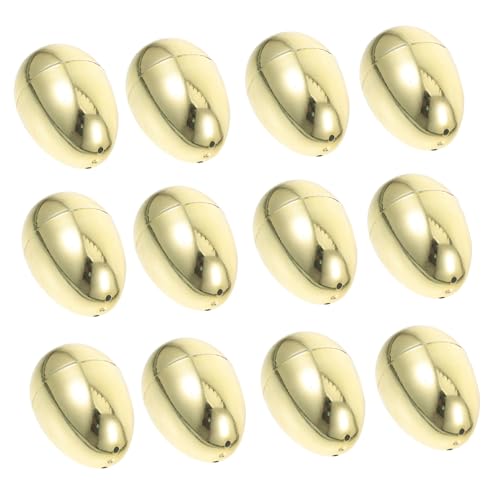 PRETYZOOM Goldene Ostereier Befüllbare 12-teilige Osterkörbe Partyzubehör Für Geburtstagsfeiern PRETYZOOM Goldene Ostereier Befüllbare 12-teilige Osterkörbe Partyzubehör Für Geburtstagsfeiern von PRETYZOOM