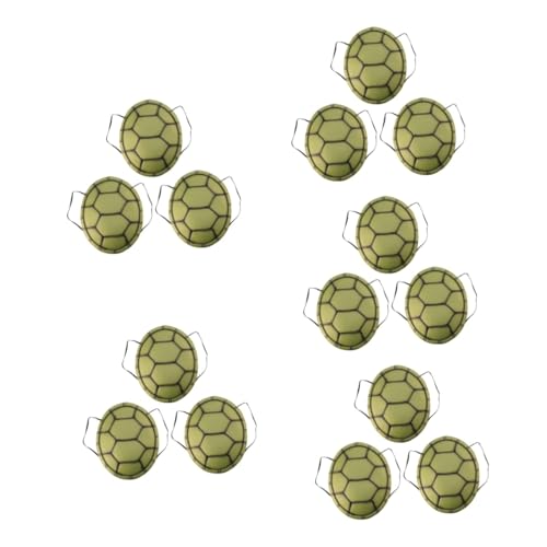 PRETYZOOM 15 Stück Eva Schildkrötenpanzer Schildkrötenpanzer Partygeschenk Für Erwachsene Schildkrötengeschenke Halloween Requisite Ninja Schildkrötenpanzer Schildkrötenpanzer von PRETYZOOM