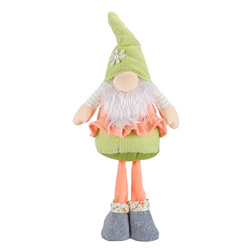 PRETYZOOM 1Stk Osterpuppe Herbstdekoration Zwerge Figur Herbstzwerg Deko Gartenzwerg Plüsch-GNOME-Puppe-Ornament GNOME Puppenschmuck GNOME Puppe tischplatte Ornament Flanell Green von PRETYZOOM