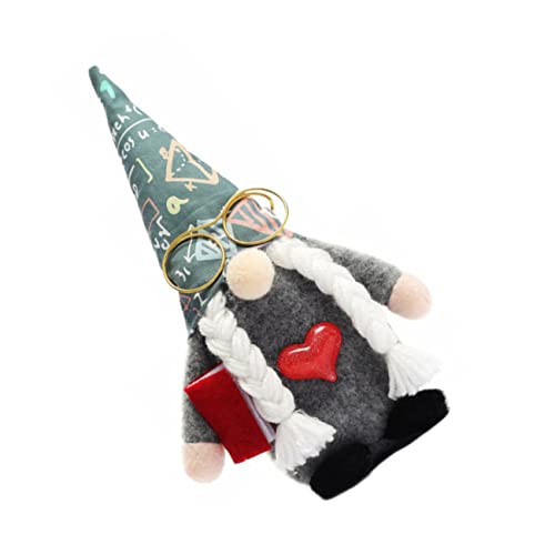 PRETYZOOM 1Stk gesichtslose Puppe Sonnenzwerg Kaffeezwerg großer Gartenzwerg GNOME Gartendekoration Bienenzwerg buchattrappe bucheregale Geburtstags verkleidung Zwergpuppe Partyschmuck Vlies von PRETYZOOM