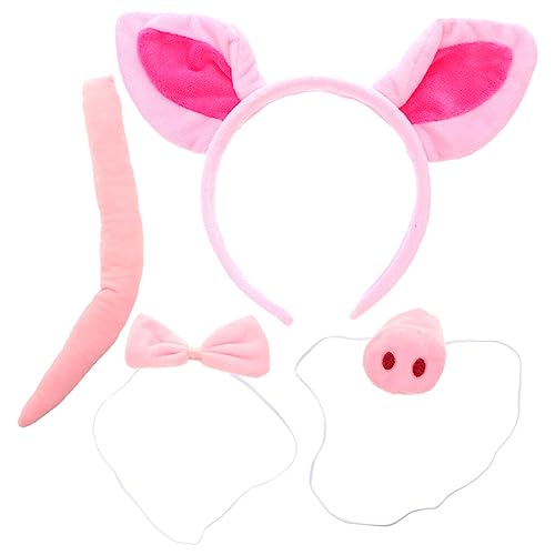 PRETYZOOM 1satz Schweinenasen-haarreif Und Fliege Tierkostüm-accessoire Für Halloween Und Kindergeburtstag Lustige Tierohren Für Kreative Und PRETYZOOM 1satz Schweinenasen-haarreif Und Fliege Tierkostüm-accessoire Für Halloween Und Kindergeburtstag Lustige Tierohren Für Kreative Und von PRETYZOOM